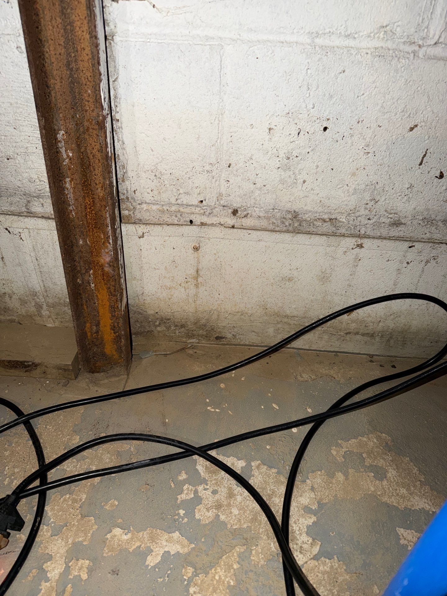basement wall damage